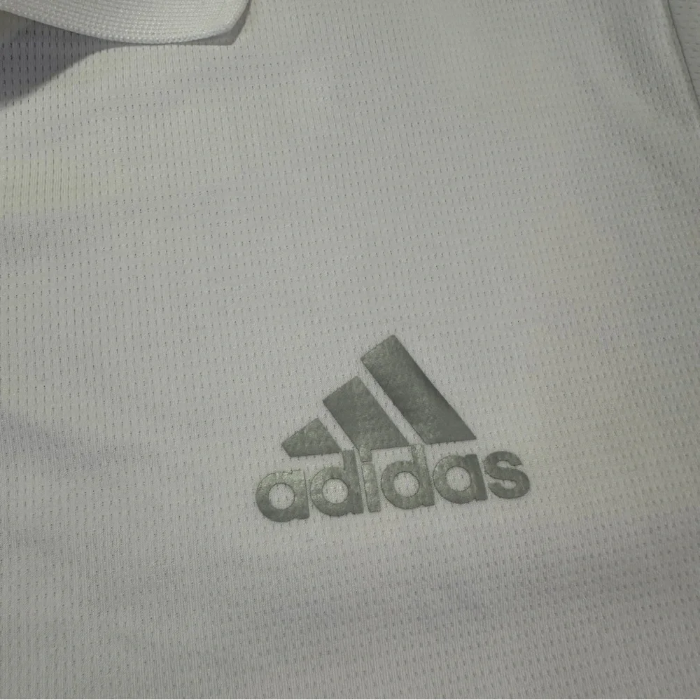 NWT Adidas White Club  Rib Polo Shirts Size Large